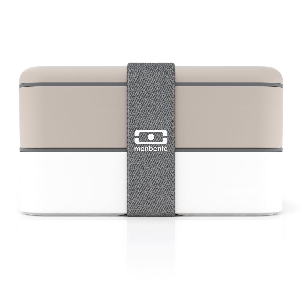 Boîte bento Original gris/blanc - Visuel 1